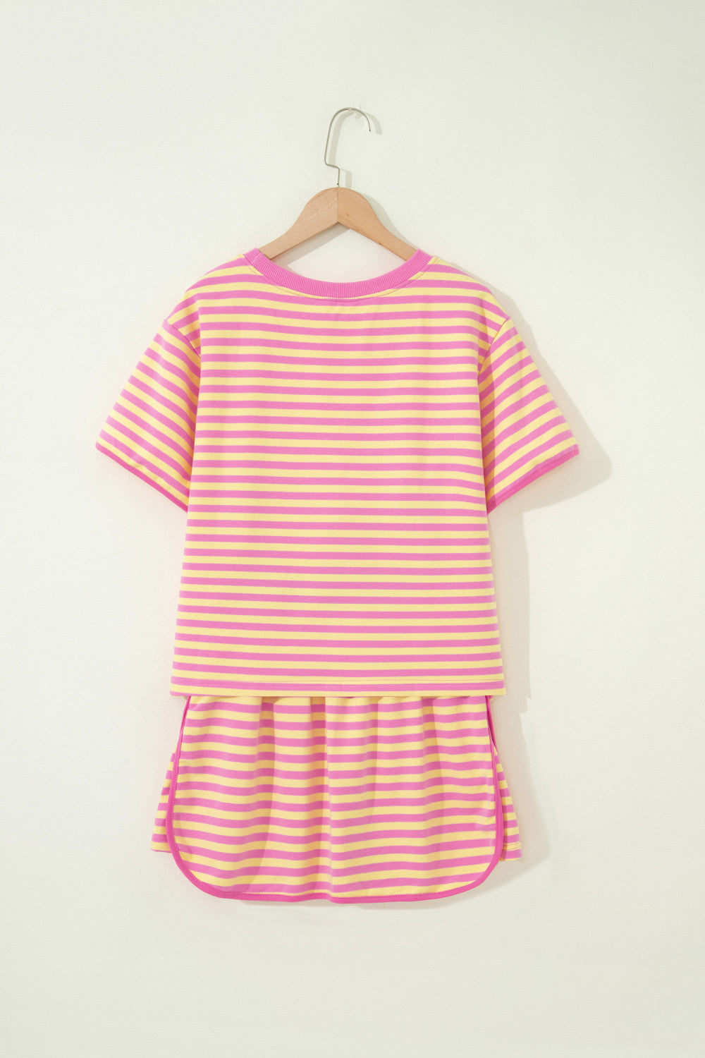 Pre-order Bubblegum Stripe Skort Set