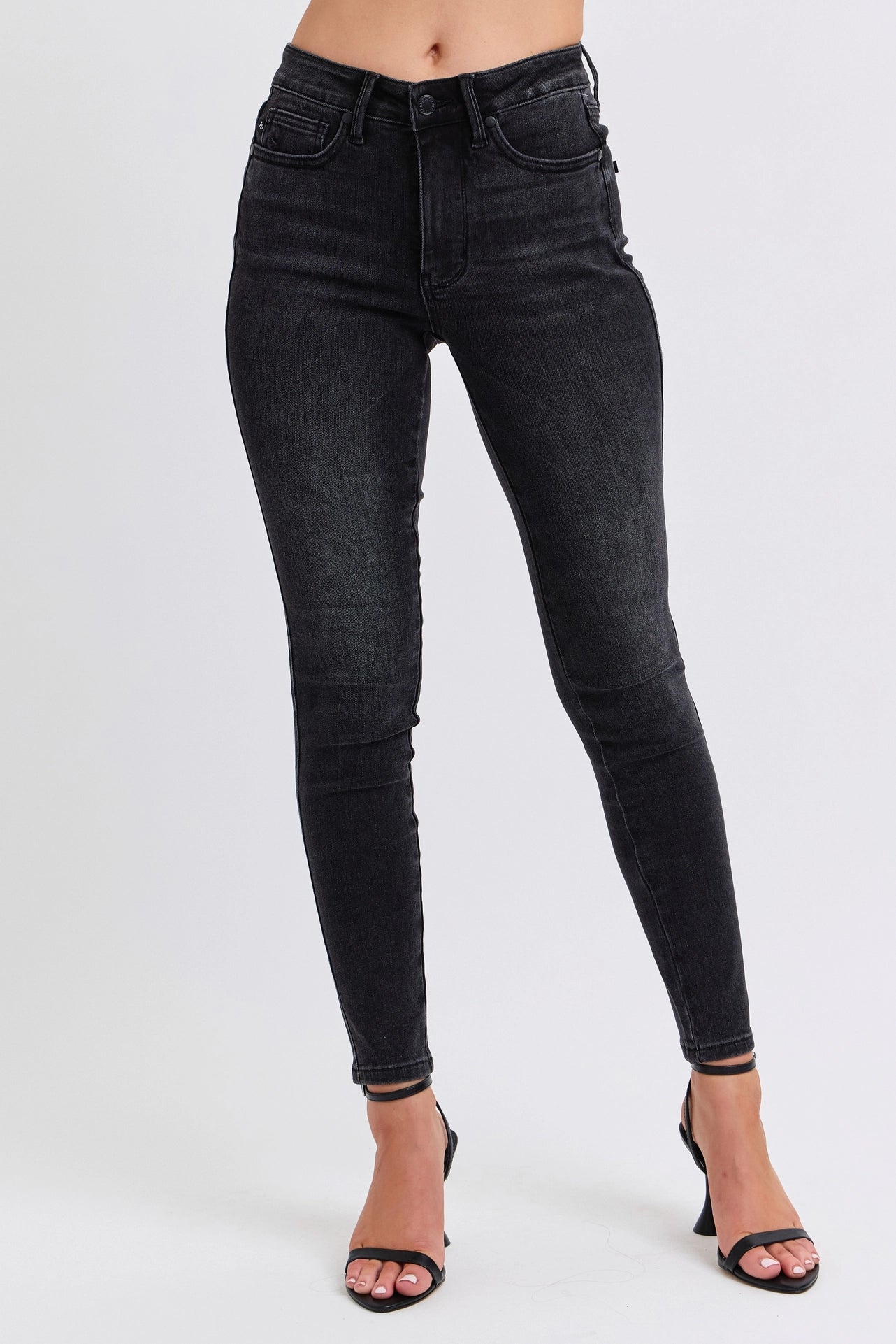 Judy Blue Black Skinny Jeans - Tummy Control