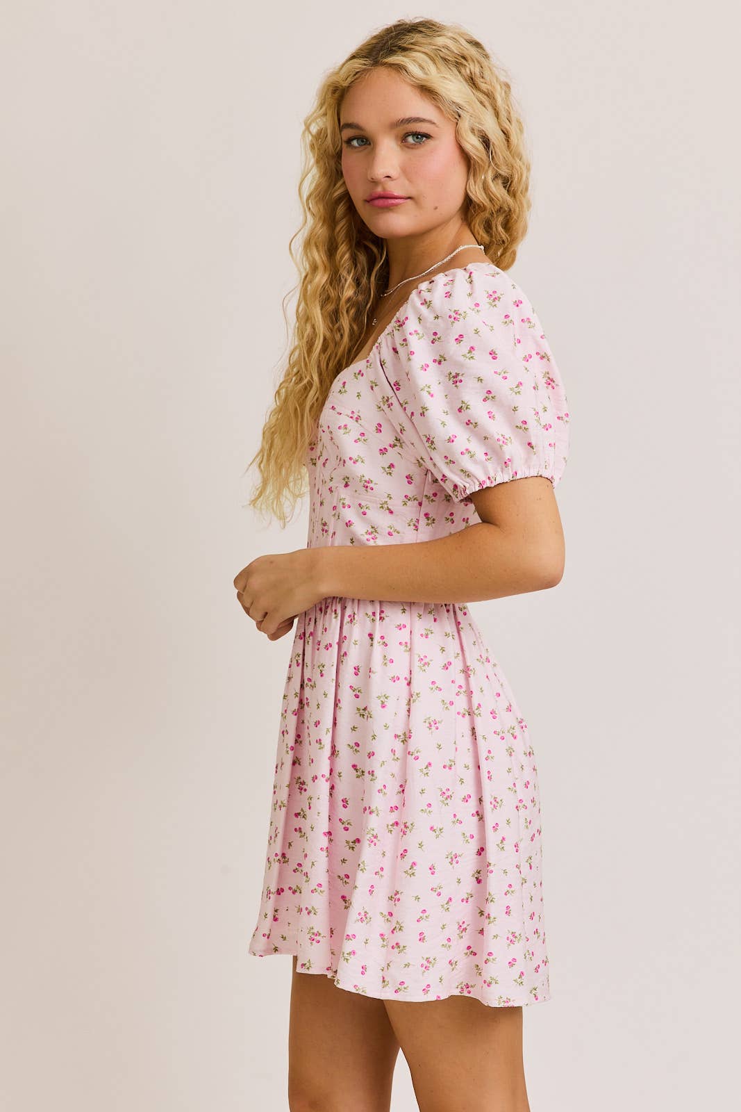 Sweetheart Serenade Floral Dress