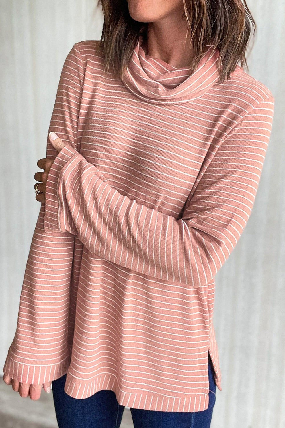 PINK STRIPE TUNIC