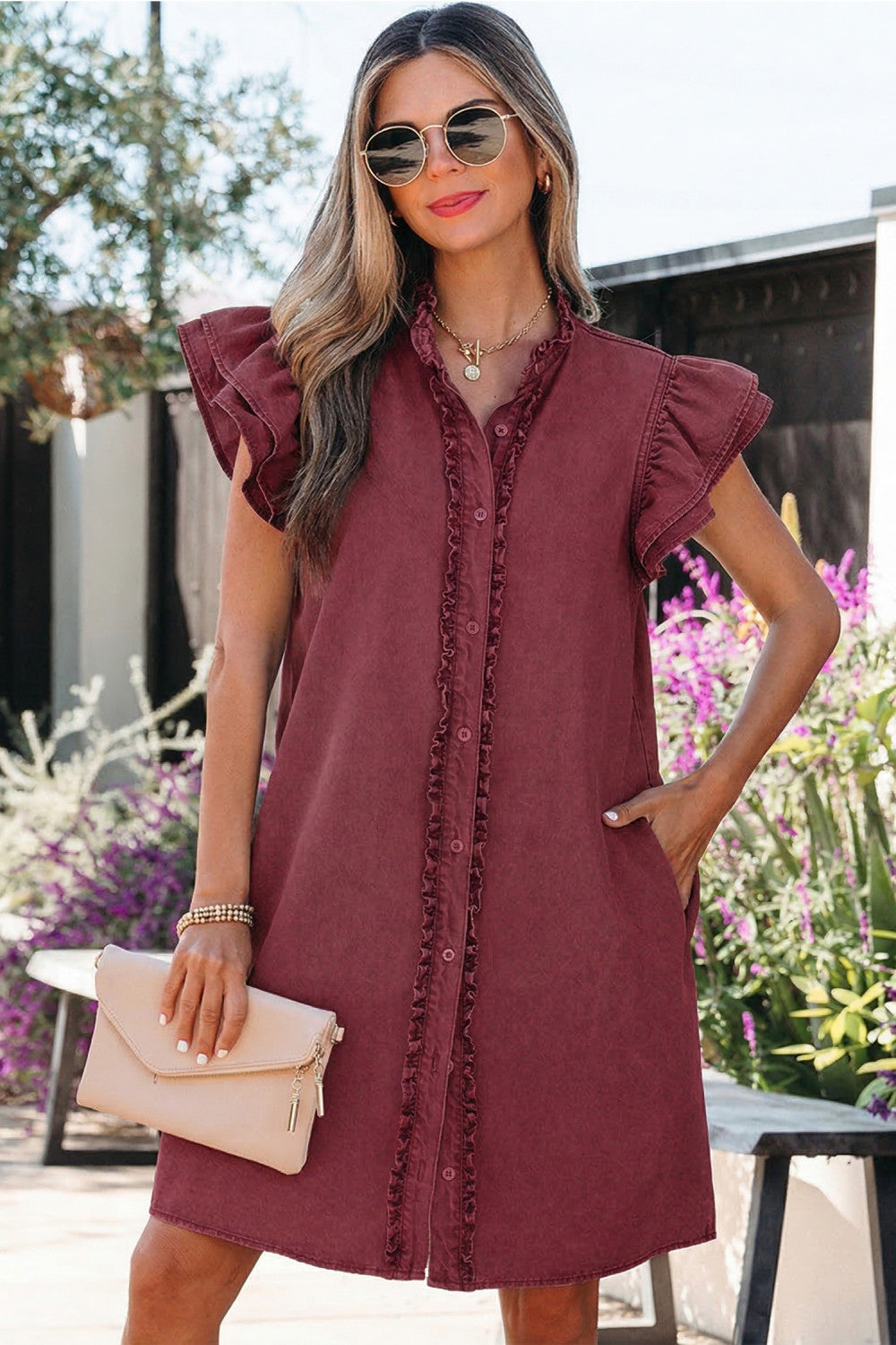 Pre-order Be Ready For Gameday Denim Dress
