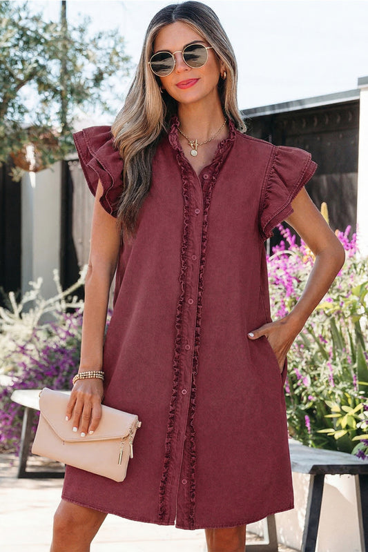 Pre-order Be Ready For Gameday Denim Dress