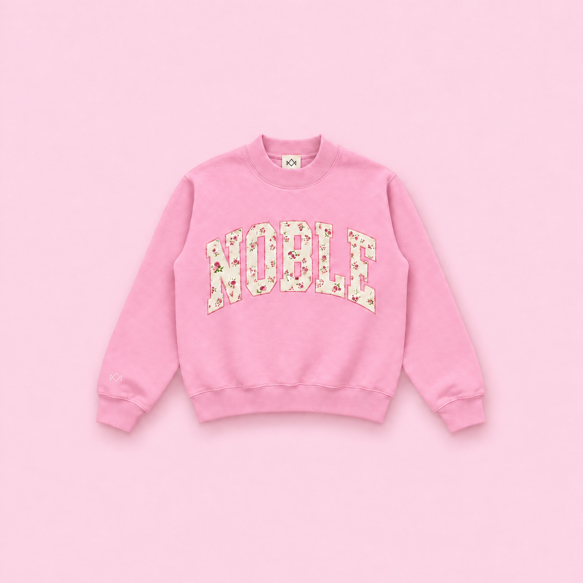 Preorder The Noble Floral Mock Neck Sweatshirt (eta 3-4 weeks)