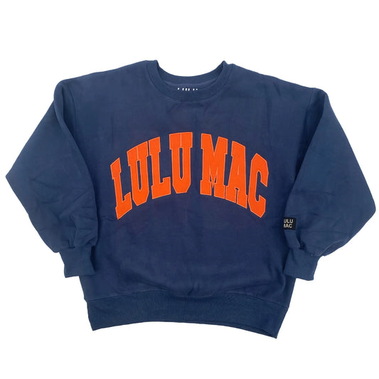 Lulu Mac Navy/Orange Sweatshirt - Preorder