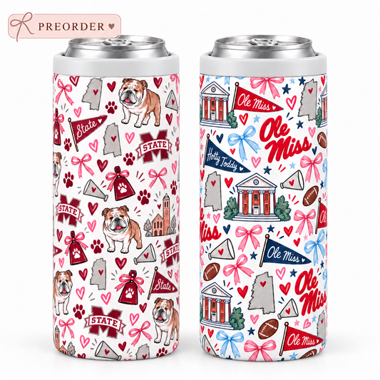 Preorder Spirit Doodle Slim Can Cooler (eta 6-7 weeks)